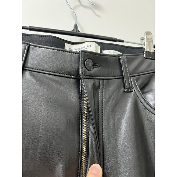 Abercrombie & Fitch Curve Love Ultra High Rise Ankle Straight Pants Size 6 NWT - Picture 6 of 7